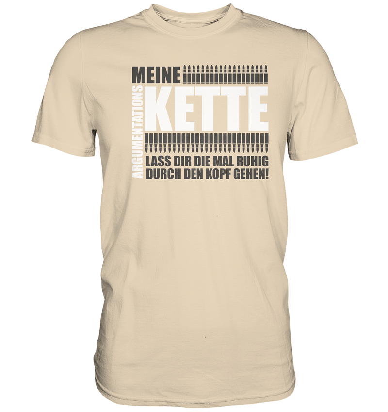 "Argumentationskette" - Premium Shirt