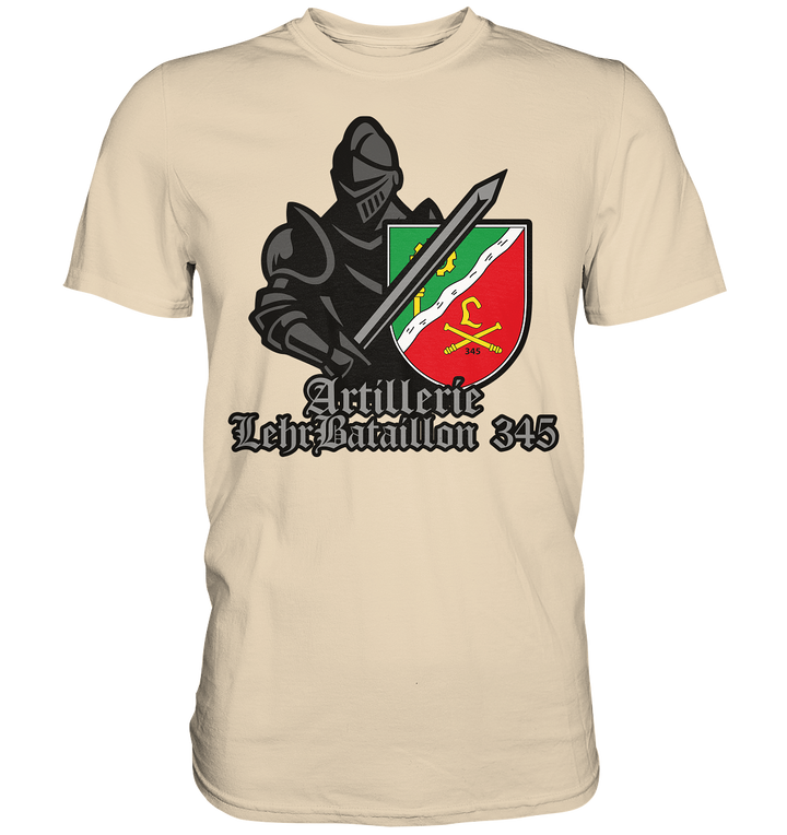 "ArtLehrBtl 345 - Ritter" - Premium Shirt