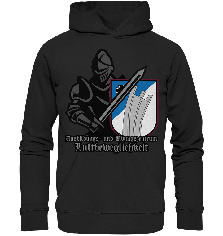 "Ausbildungs- und Übungszentrum Luftbeweglichkeit - Ritter"  - Premium Unisex Hoodie