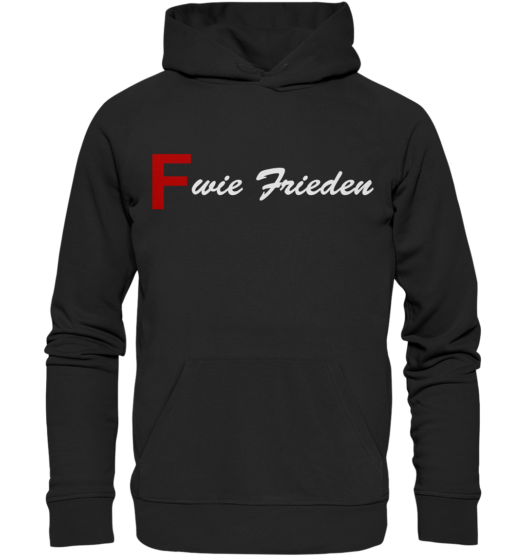 "F wie Frieden" - Premium Unisex Hoodie