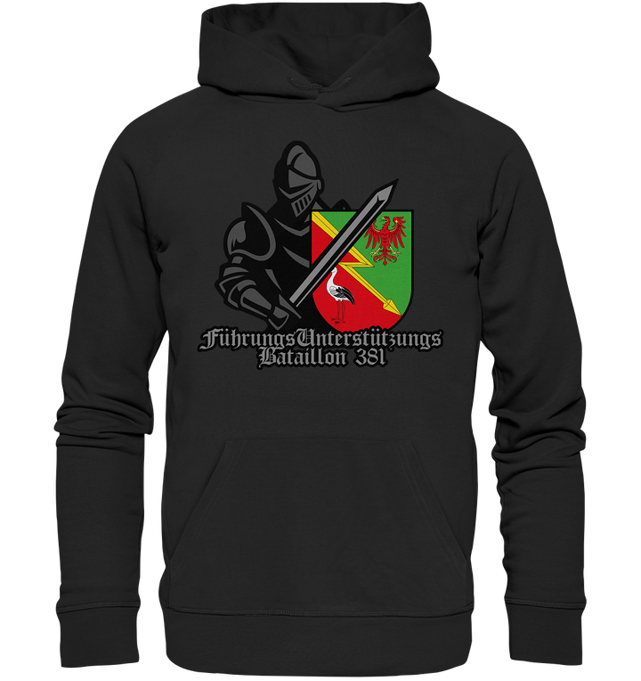 "Führungsunterstützungsbataillon 381 - Ritter" - Premium Unisex Hoodie