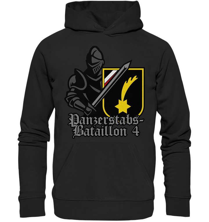 "Panzerstabsbataillon 4 mit Ritter" - Premium Unisex Hoodie