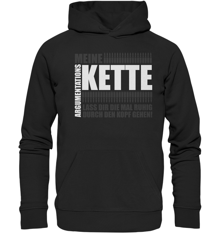 "Argumentationskette" - Premium Unisex Hoodie