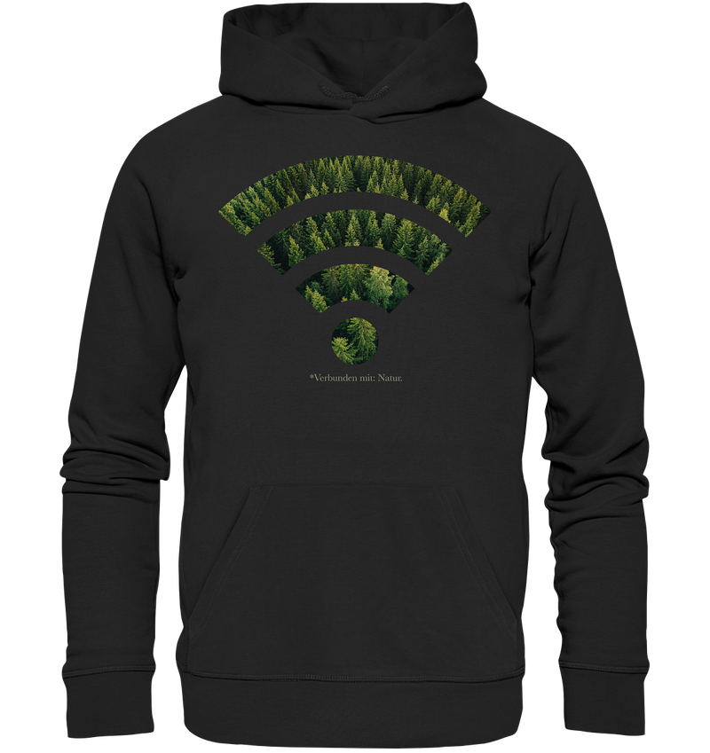 "Verbunden mit: Natur" - Premium Unisex Hoodie