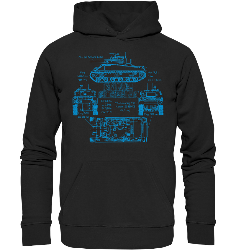 "StuG III-G (blau)" - Premium Unisex Hoodie