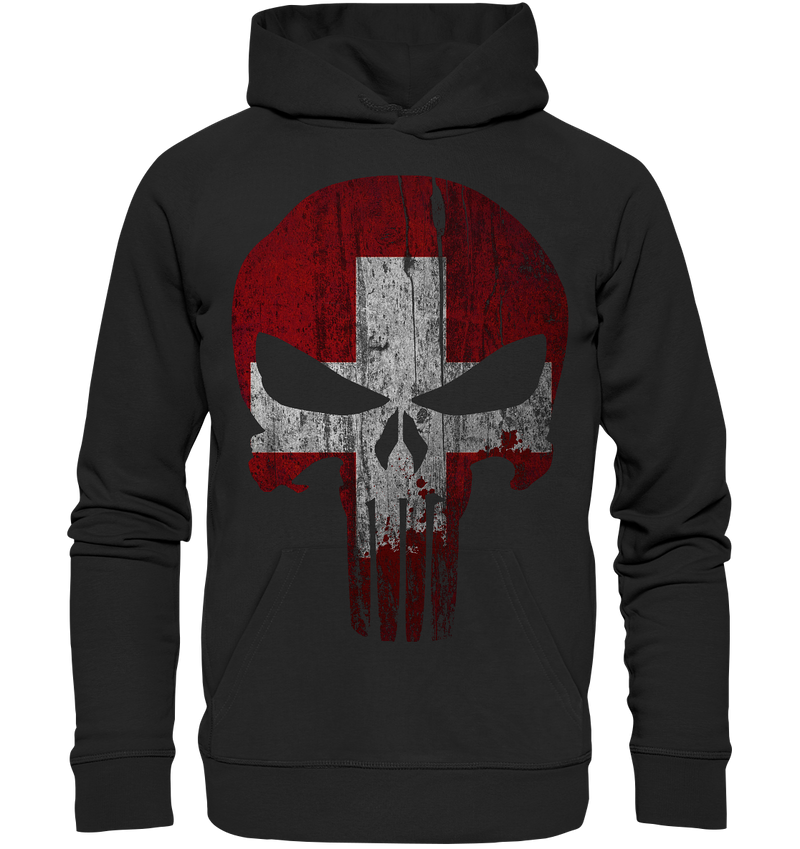 Swiss Skull - Premium Unisex Hoodie