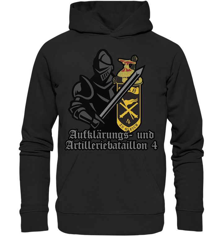 "Aufklärungs- und Artilleriebataillon 4 mit Ritter" - Premium Unisex Hoodie