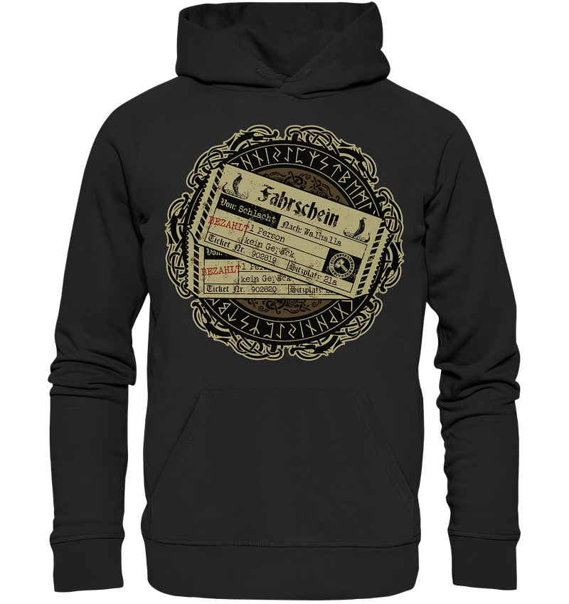 Fahrschein nach Walhalla - Premium Unisex Hoodie