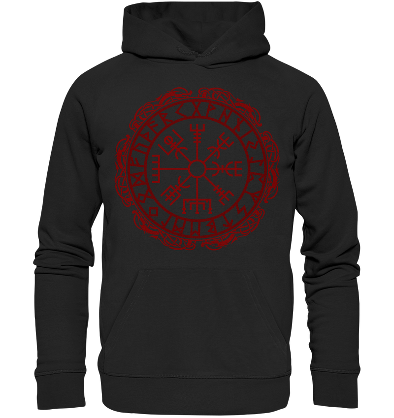 "Nordischer Kompass Vegvisir" - Premium Unisex Hoodie
