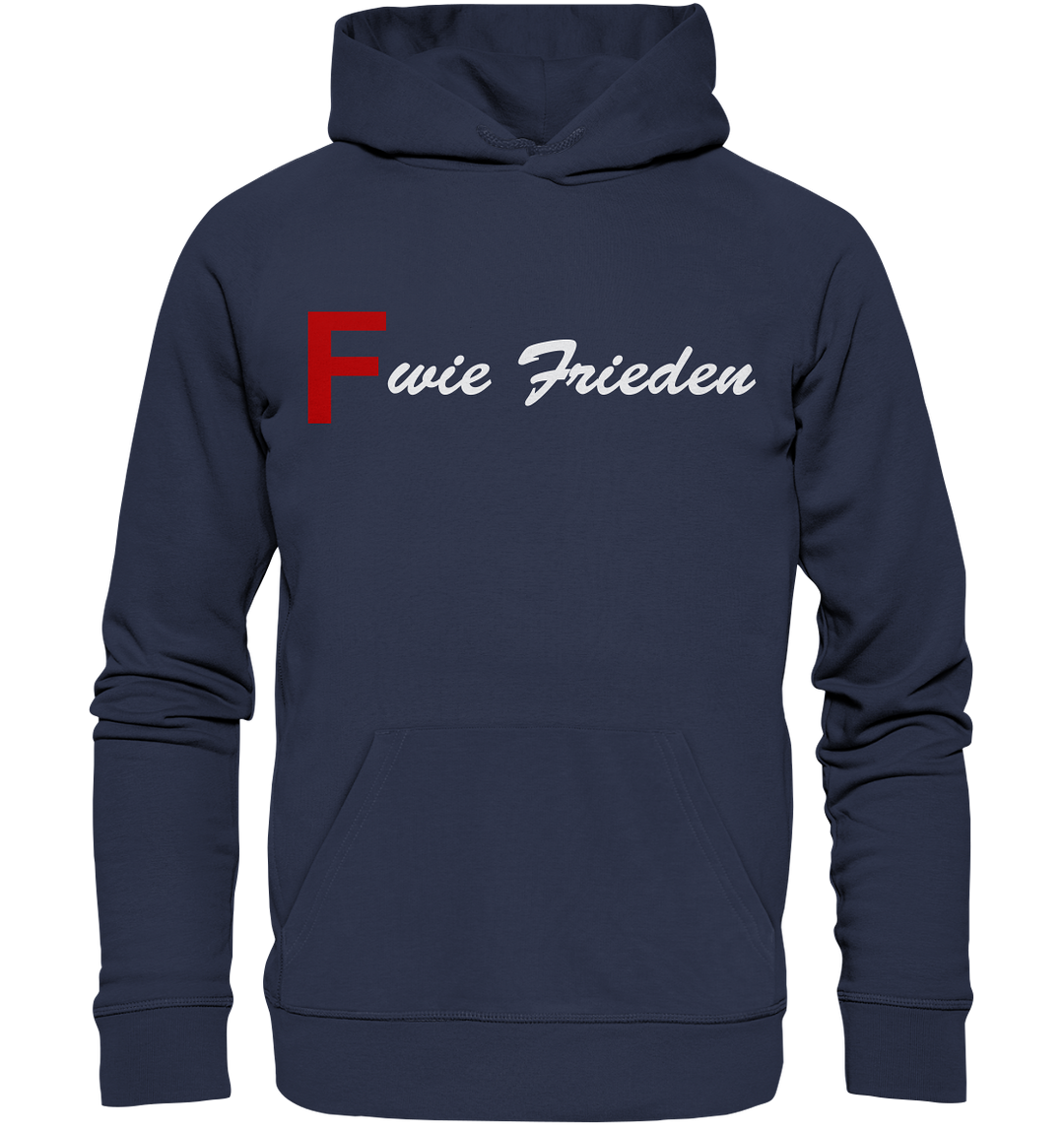 "F wie Frieden" - Premium Unisex Hoodie