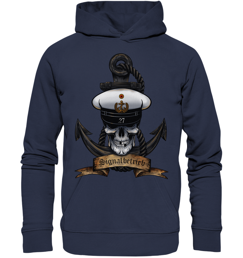 "Marine 27 - Signalbetrieb" - Premium Unisex Hoodie
