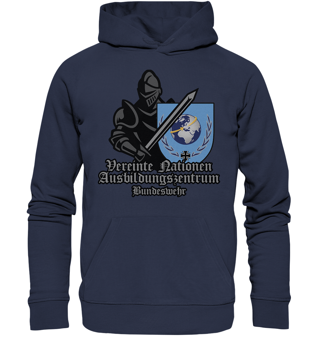 "Vereinte Nationen Ausbildungszentrum Bundeswehr - Ritter" - Premium Unisex Hoodie