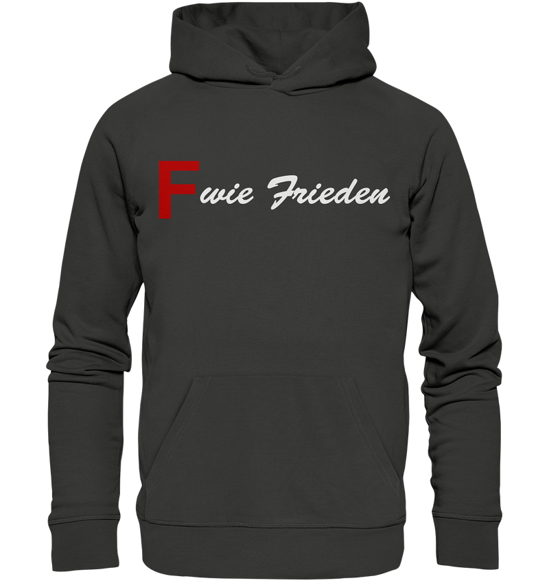 "F wie Frieden" - Premium Unisex Hoodie