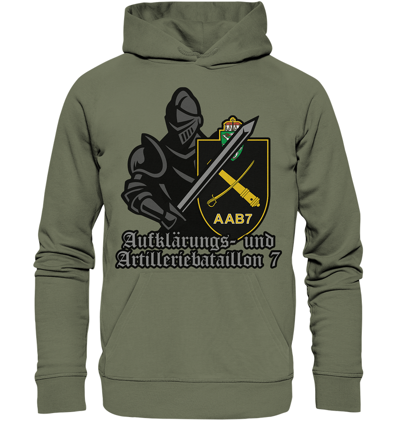 "Aufklärungs- und Artilleriebataillon 7 mit Ritter"  - Premium Unisex Hoodie