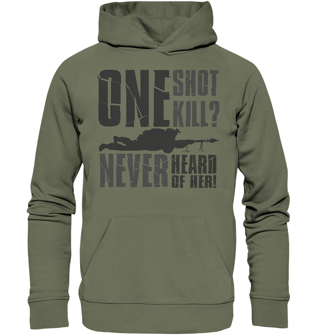 "Never Heard Of Her" - Premium Unisex Hoodie