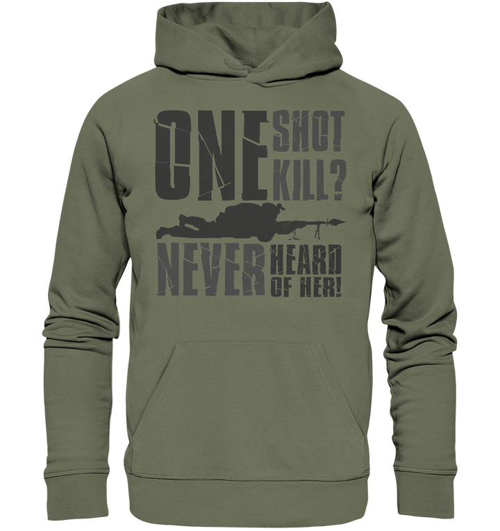 "Never Heard Of Her" - Premium Unisex Hoodie