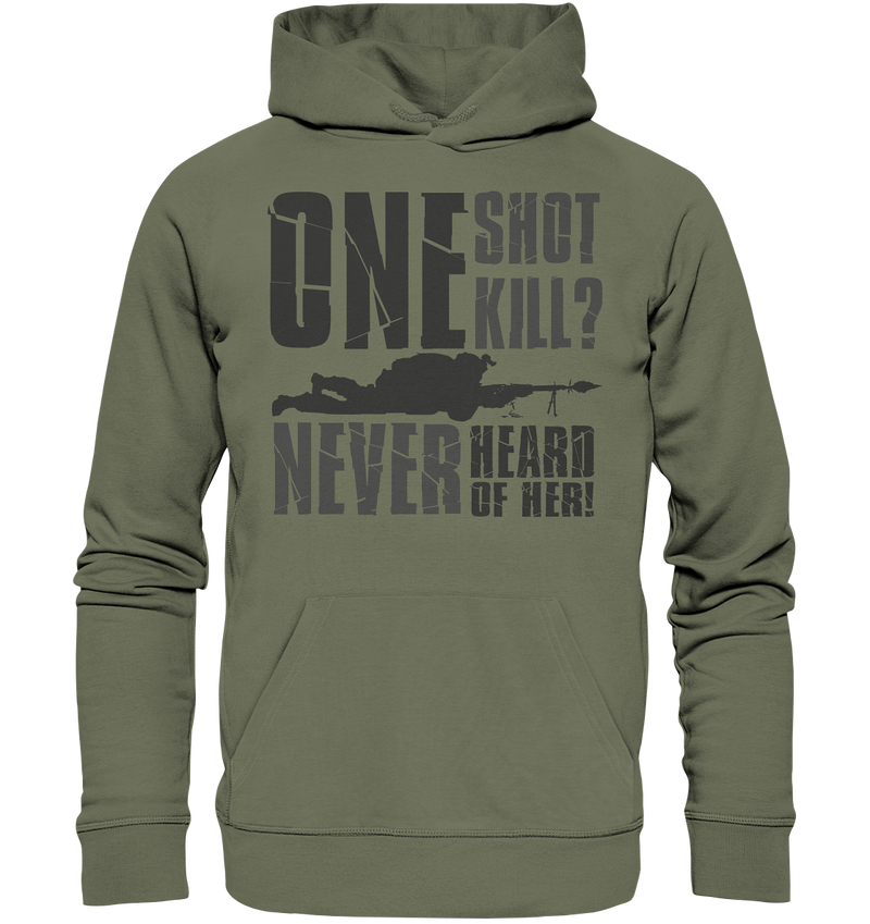 "Never Heard Of Her" - Premium Unisex Hoodie