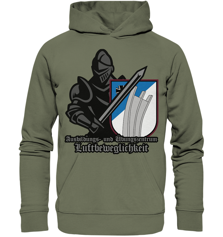 "Ausbildungs- und Übungszentrum Luftbeweglichkeit - Ritter"  - Premium Unisex Hoodie
