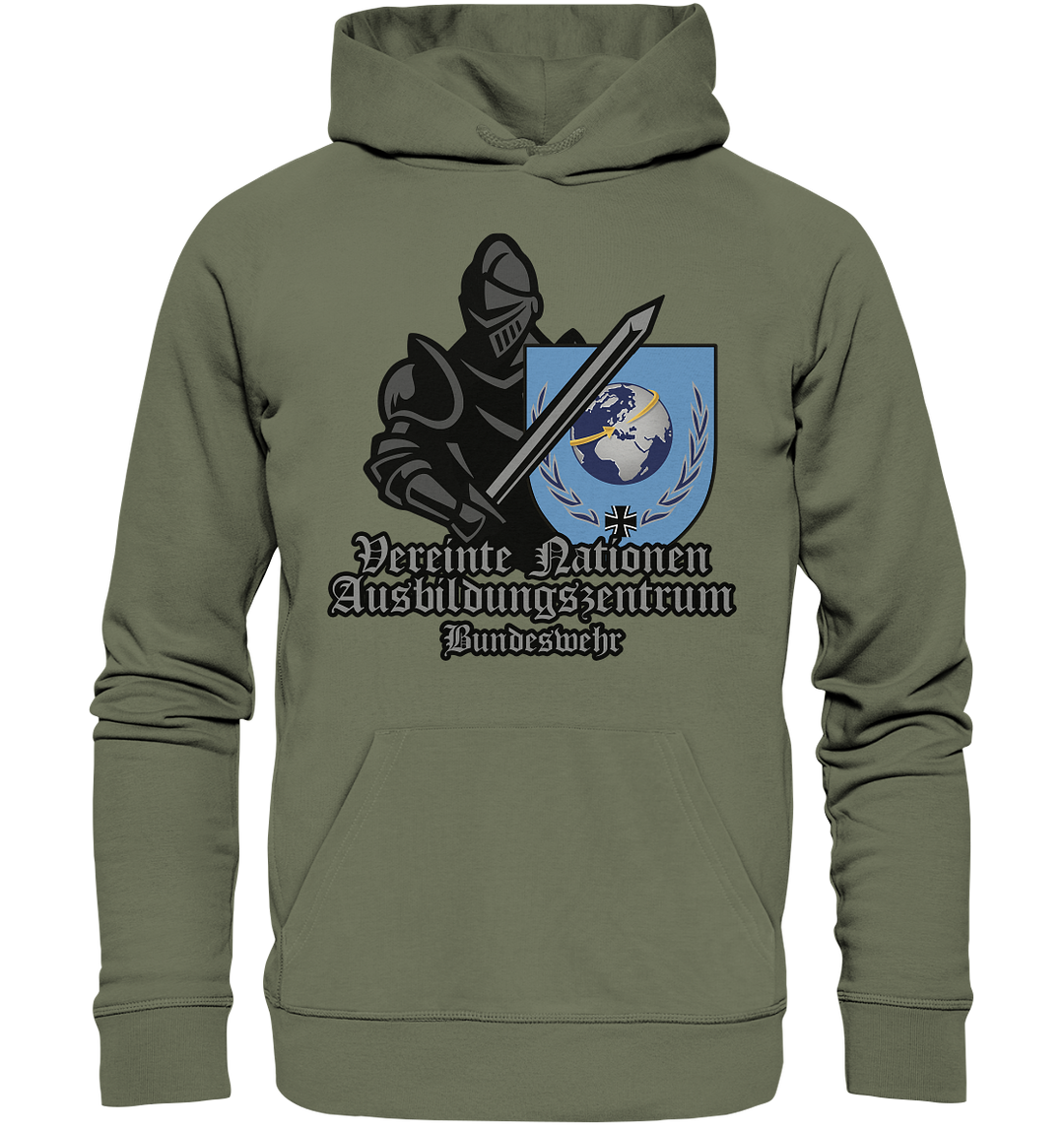 "Vereinte Nationen Ausbildungszentrum Bundeswehr - Ritter" - Premium Unisex Hoodie