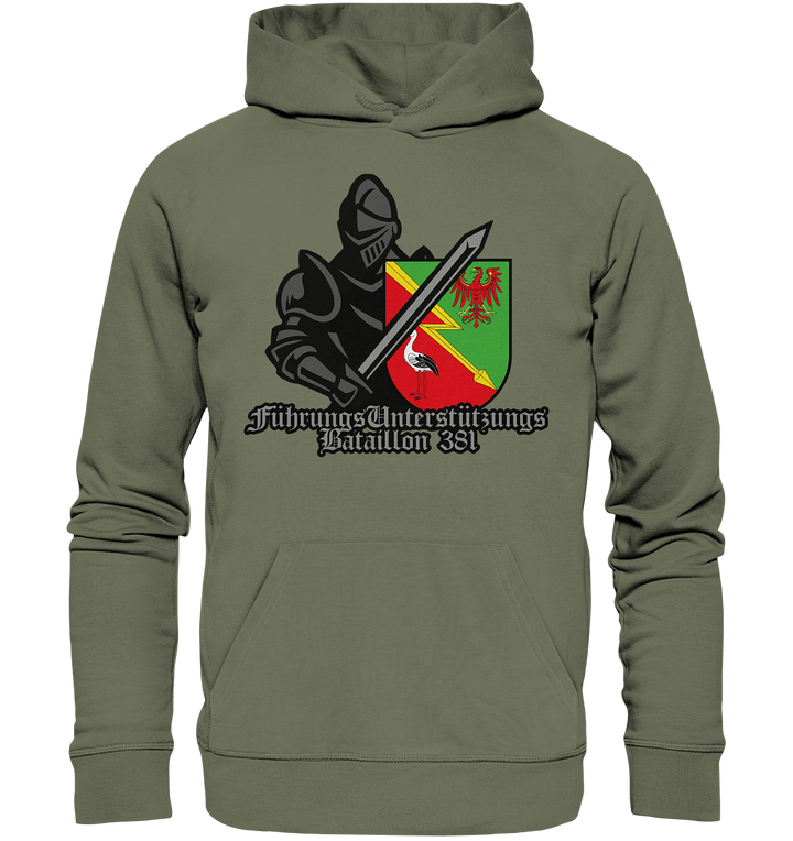 "Führungsunterstützungsbataillon 381 - Ritter" - Premium Unisex Hoodie