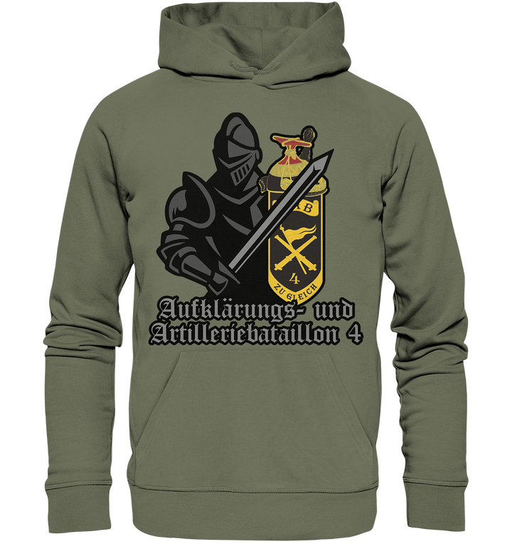 "Aufklärungs- und Artilleriebataillon 4 mit Ritter" - Premium Unisex Hoodie