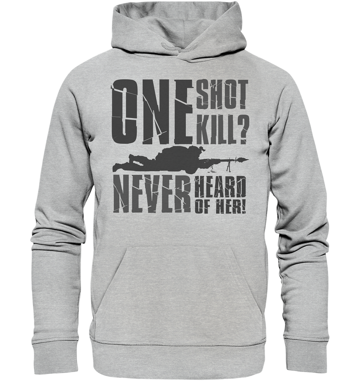 "Never Heard Of Her" - Premium Unisex Hoodie