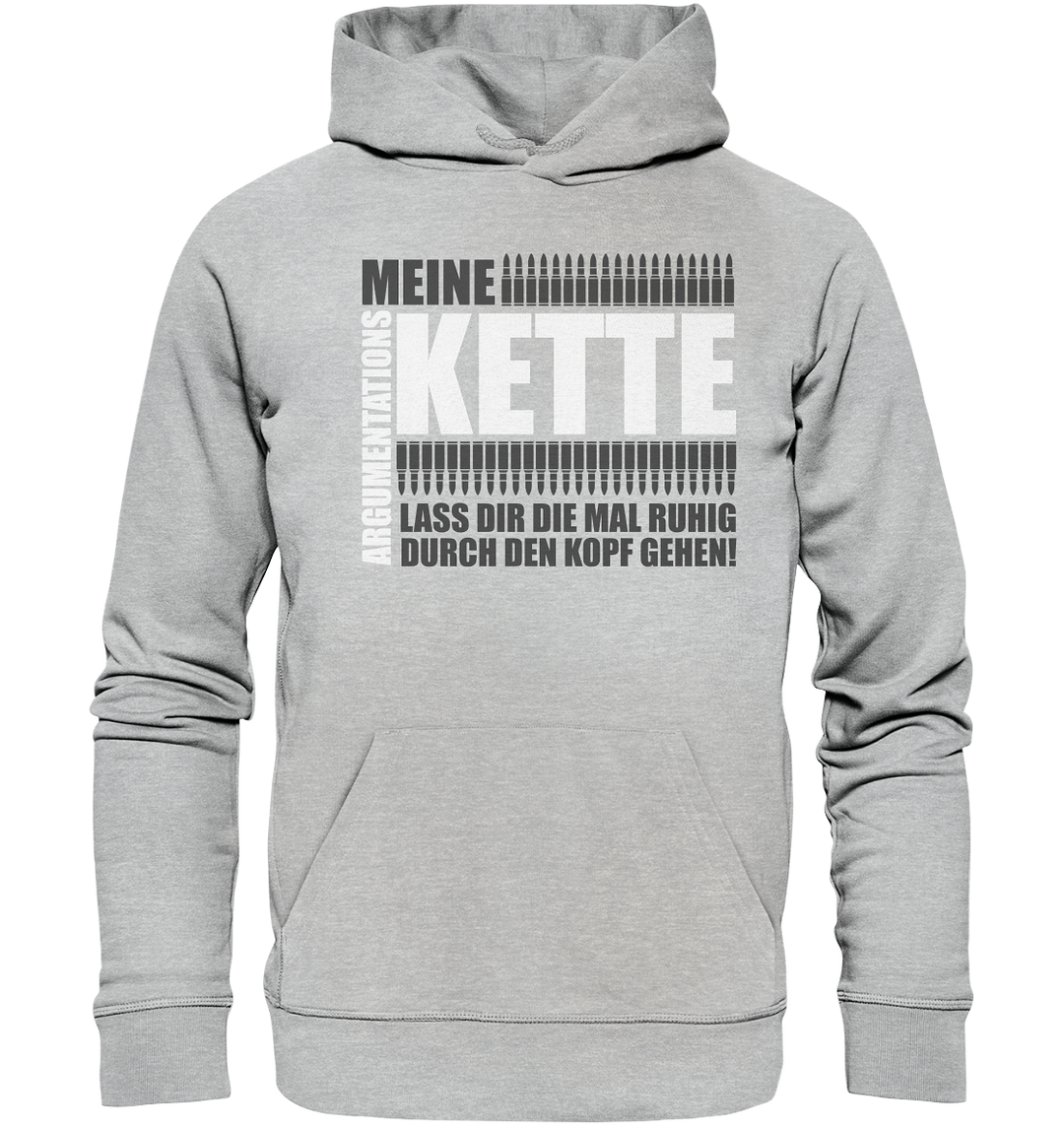 "Argumentationskette" - Premium Unisex Hoodie