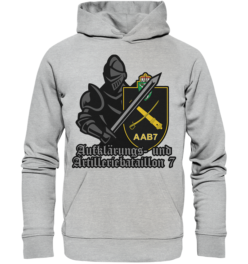 "Aufklärungs- und Artilleriebataillon 7 mit Ritter"  - Premium Unisex Hoodie