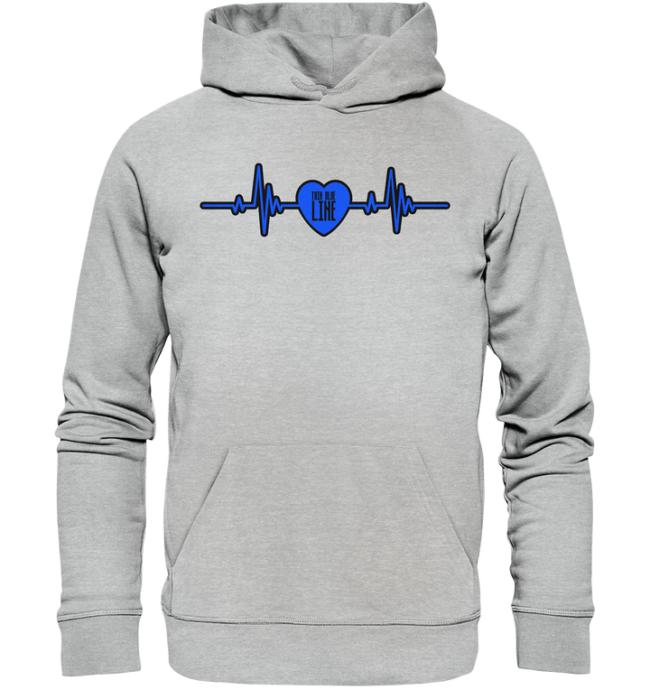 "Thin Blue Heartbeat" - Premium Unisex Hoodie