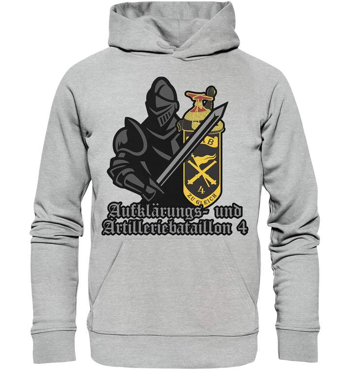 "Aufklärungs- und Artilleriebataillon 4 mit Ritter" - Premium Unisex Hoodie